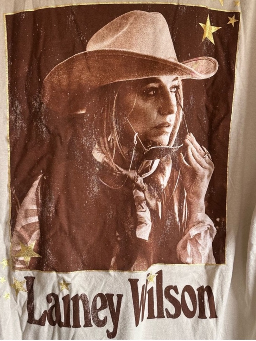 Lainey Wilson Distressed Oversized Graphic Band Tee, NWOT, Unisex XL